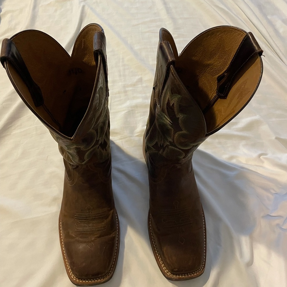 Brown Ariat Square Toe boots 11.5